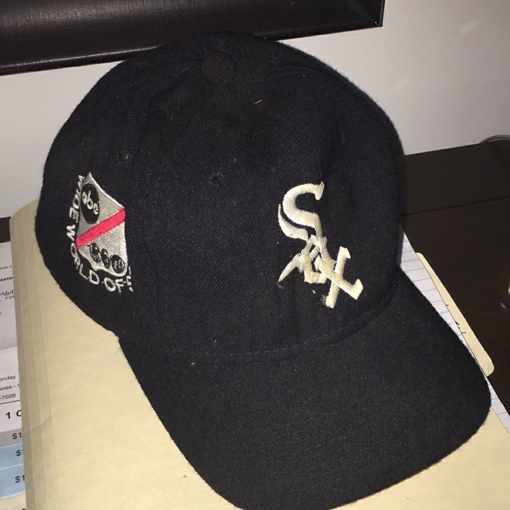 Very old Chicago White Sox Wide World of Sports wool retro baseball cap - small